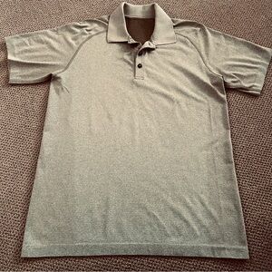 Lululemon Men’s Metal Vent Tech Polo Short Sleeve Shirt-medium